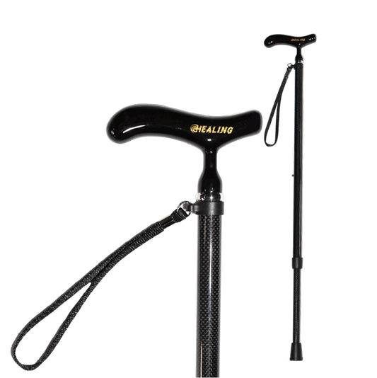 Verstellbarer Gehstock aus Kohlefaser – ultraleicht