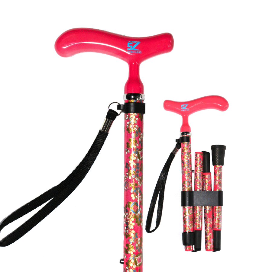 Folding Carbon Fiber Walking Cane - Adjustable and Ultralight