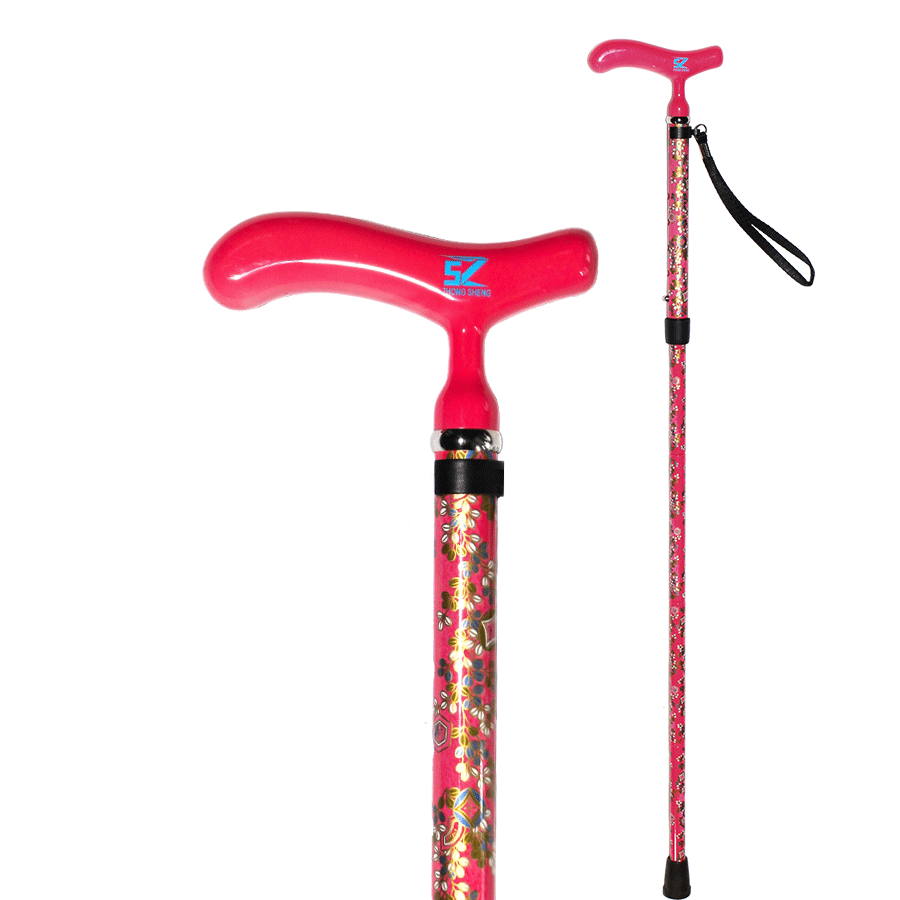 Folding Carbon Fiber Walking Cane - Adjustable and Ultralight