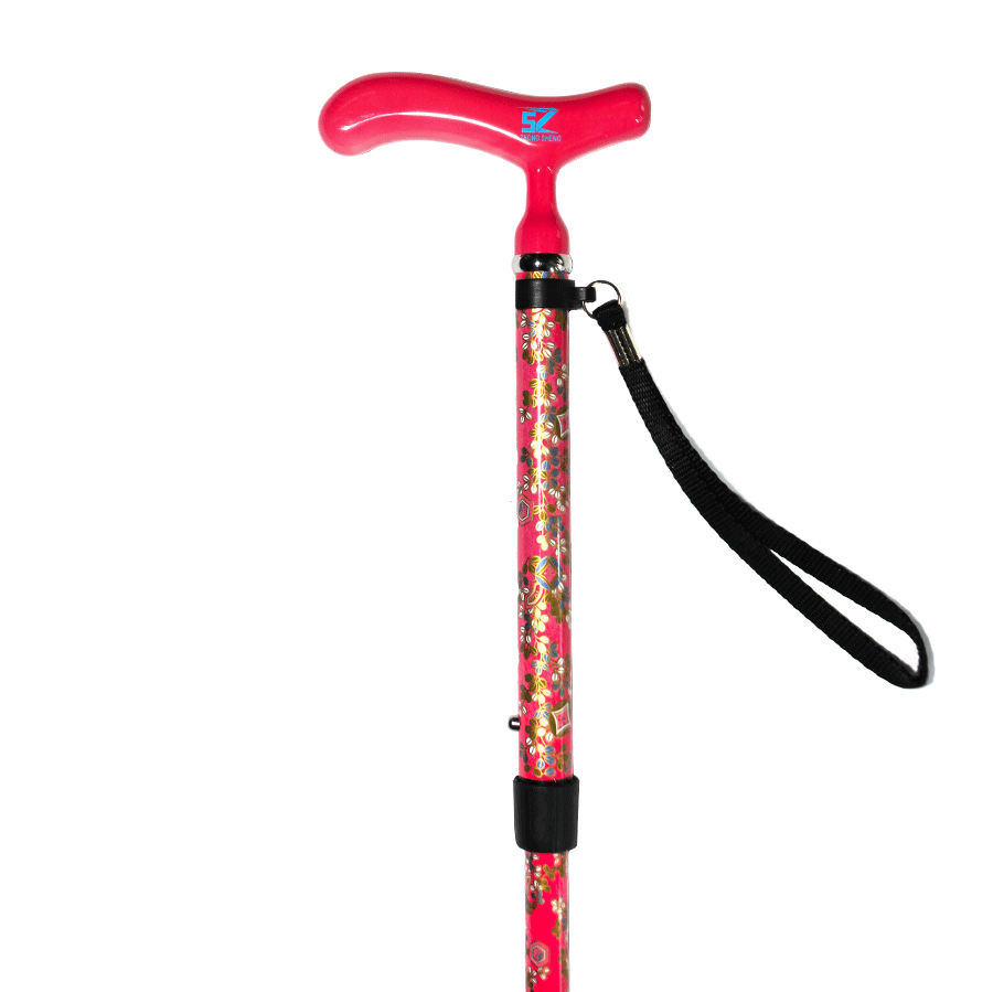 Folding Carbon Fiber Walking Cane - Adjustable and Ultralight