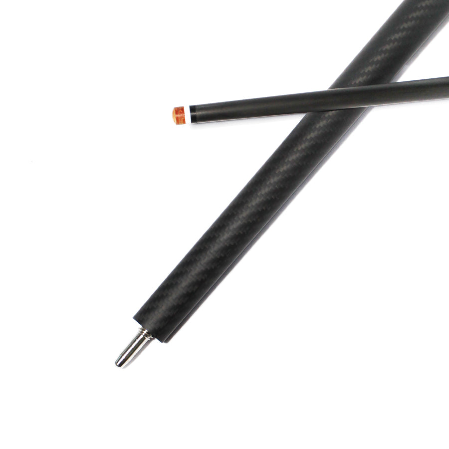 Billardqueue aus Kohlefaser – 10 mm Uniloc und schwarze 3K-Twill-Mattoberfläche
