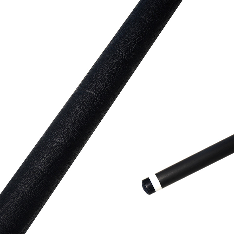 Pool Cue with Carbon Shaft Wood Butt - 11.8mm Radial Black