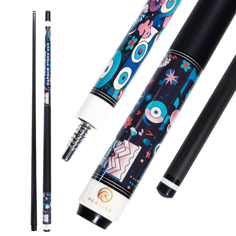 Carbon Fiber Pool Cue - 11.8mm Radial