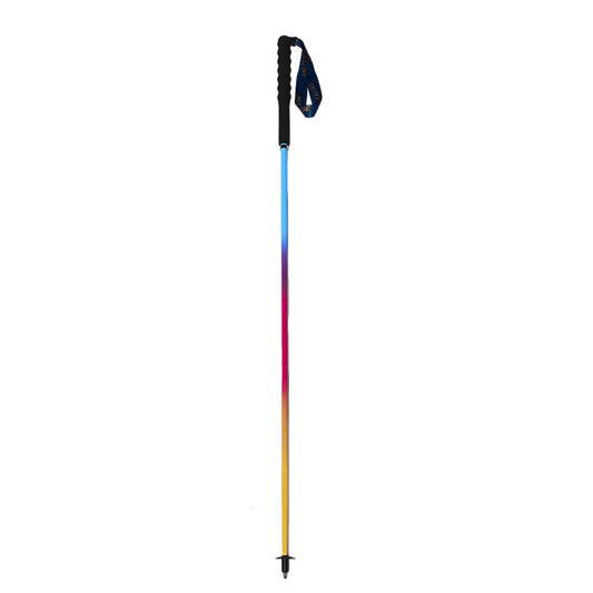 Carbon Trekking Poles Multicolor B - Folding and Ultralight