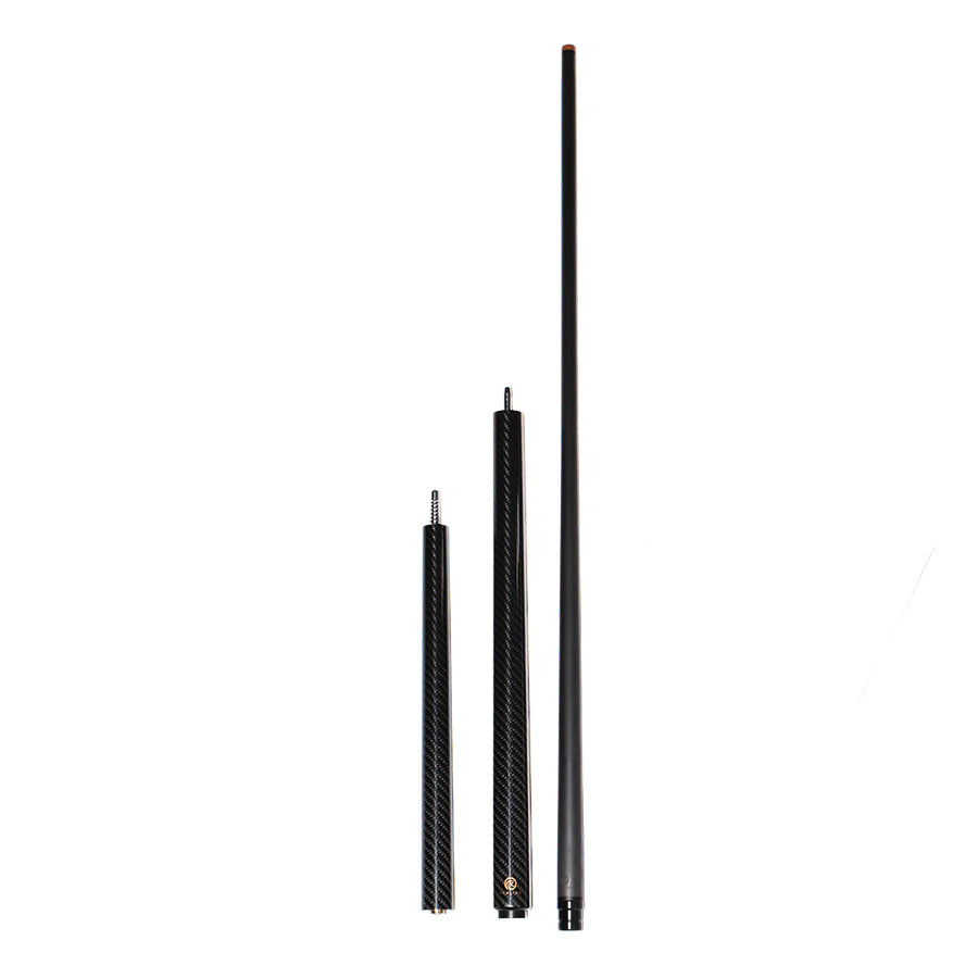 Carbon Fiber Break Jump Cue - 12.9mm Radial Uniloc and Black 3K Twill Glossy Finish