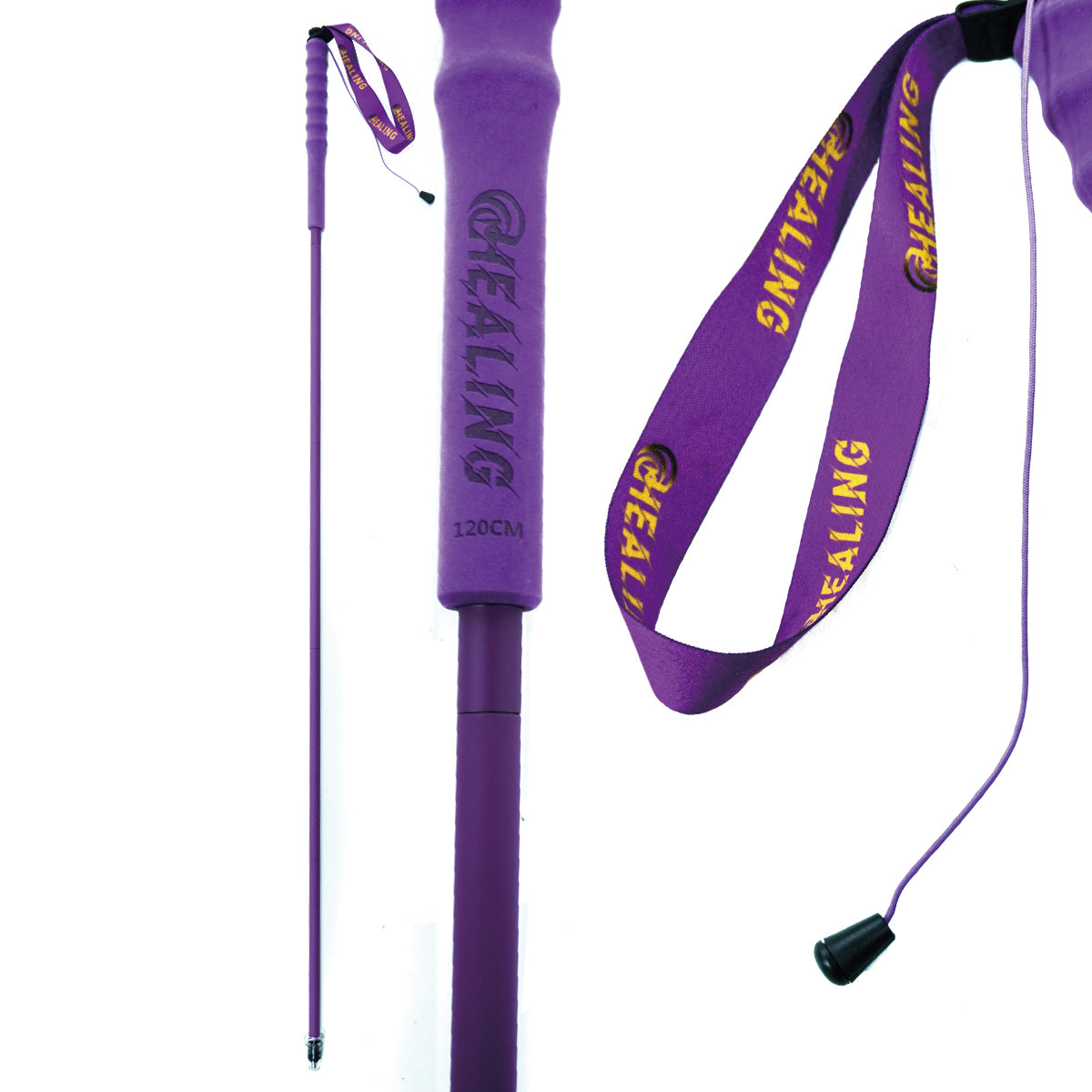 OKHEALING Carbon Fiber Trekking Pole - Folding Ultralight and Purple Color