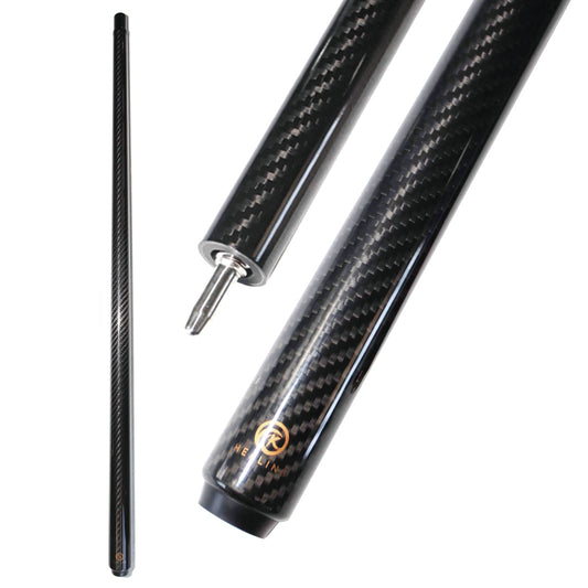 Uniloc-Queue-Griffstück aus Kohlefaser – Schwarze 3K-Köperbindung