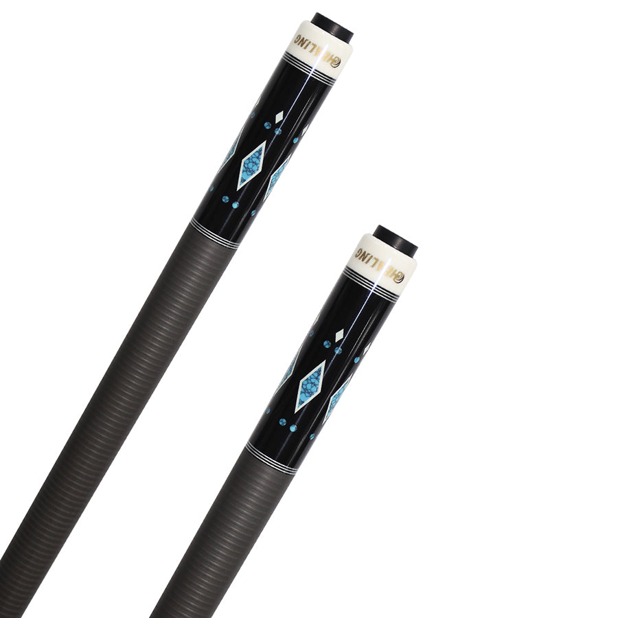 Break Cue with Carbon Shaft Wood Butt - 12.9mm Uniloc or Radial