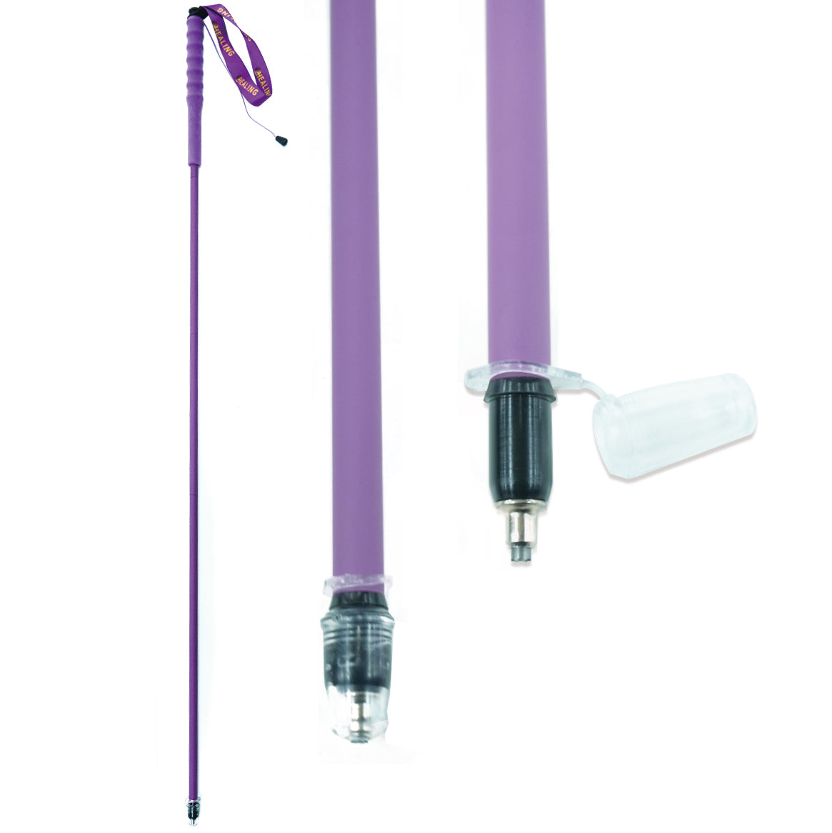 OKHEALING Carbon Fiber Trekking Pole - Folding Ultralight and Purple Color