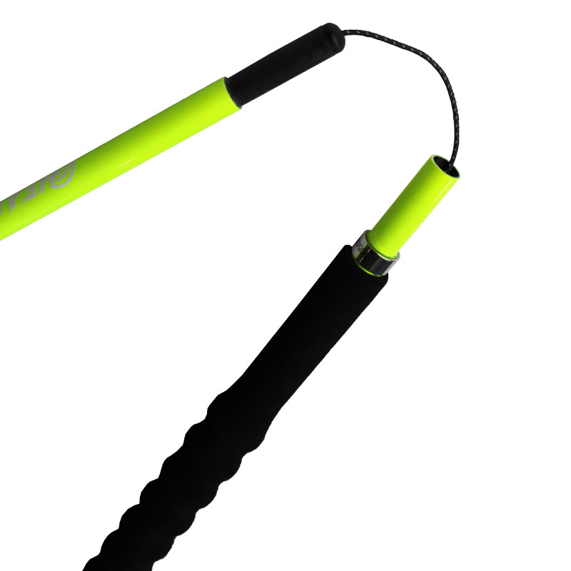 Carbon Fiber Trekking Poles - Folding Ultralight and Yellow Color