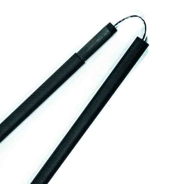 OKHEALING Carbon Fiber Trekking Pole - Folding Ultralight and Black Color