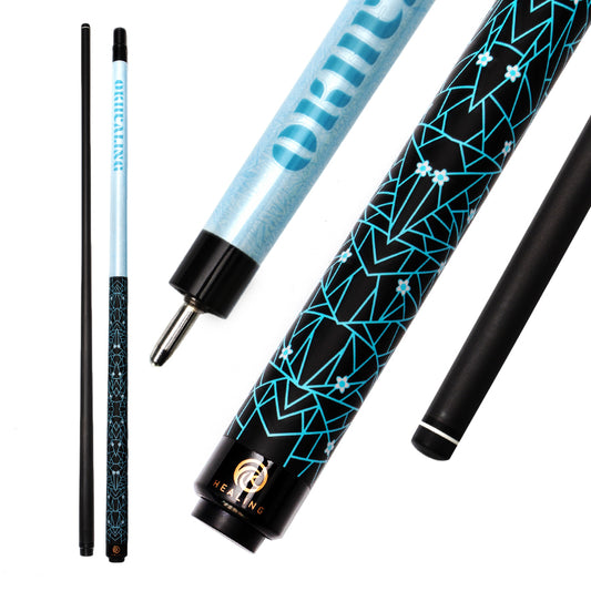 Carbon Fiber Break Cue with Nonslip Wrap Uniloc Style - 12.9mm with Juma Ferrule