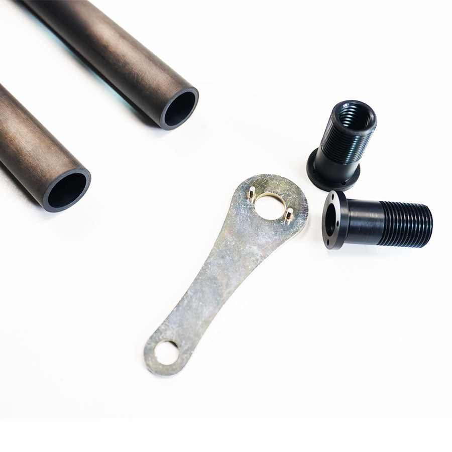 Carbon Fiber Break Shaft - Radial and 3/8 x 10 interchangeable 12.9mm