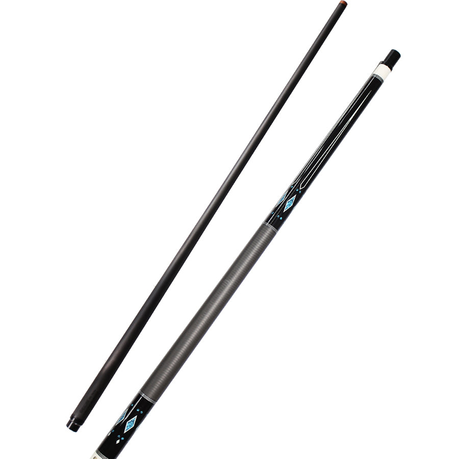 Break Cue with Carbon Shaft Wood Butt - 12.9mm Uniloc or Radial