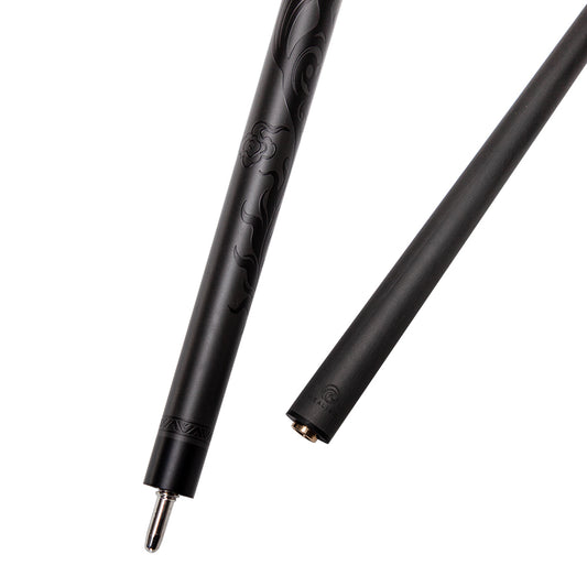 Black Carbon Fiber Break Cue Uniloc Style - 13mm