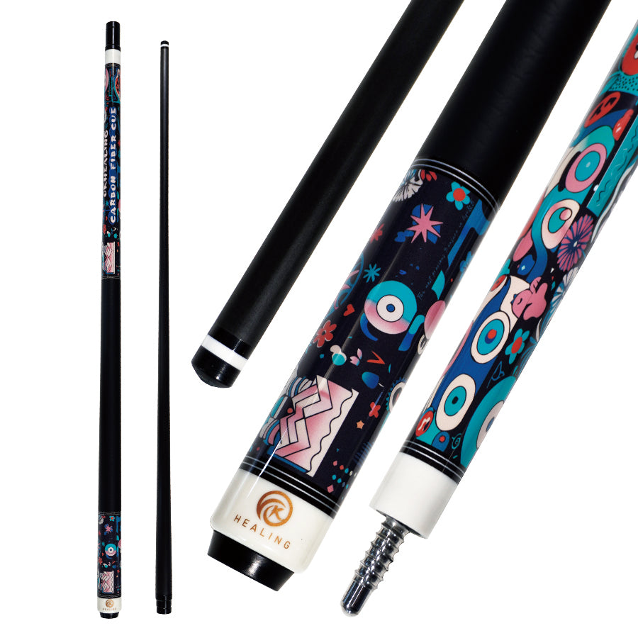 Carbon Fiber Pool Cue - 11.8mm Radial