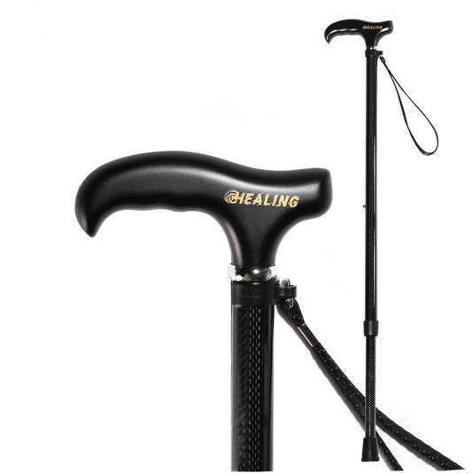 Verstellbarer Gehstock aus Kohlefaser – ultraleicht