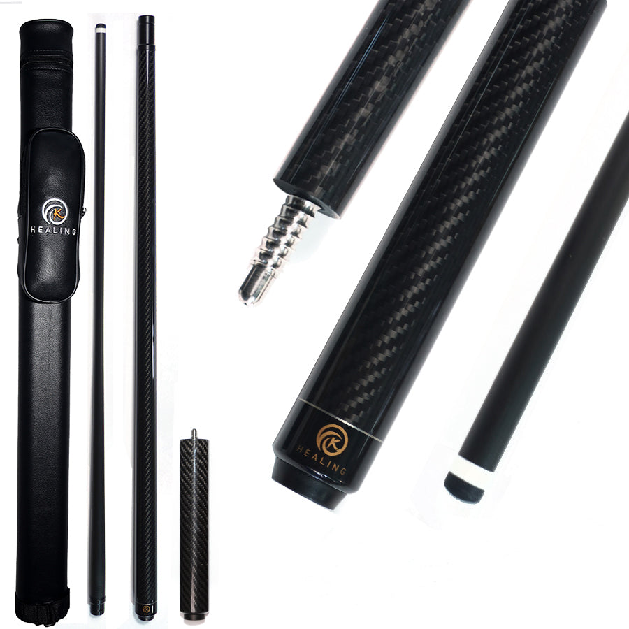 Carbon Fiber Pool Cue Radial - 11.8mm LD 3K Twill Finish