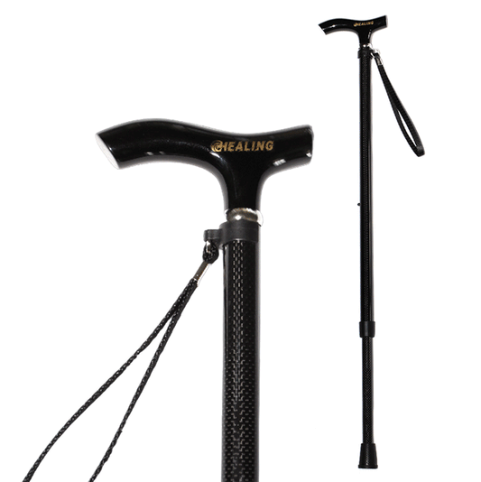 Verstellbarer Gehstock aus Kohlefaser – ultraleicht