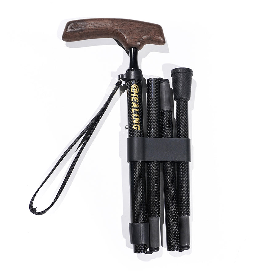 Folding Carbon Fiber Walking Cane - Adjustable and Ultralight