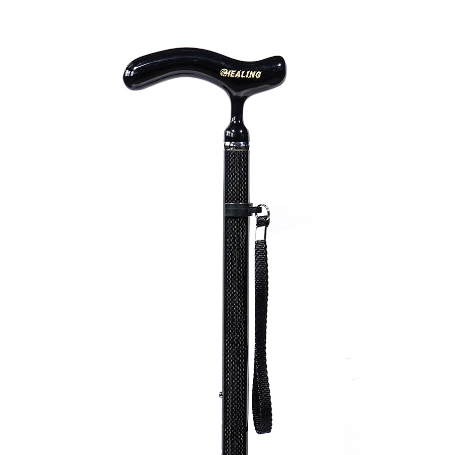 Adjustable Carbon Walking Quad Cane - Ultralight