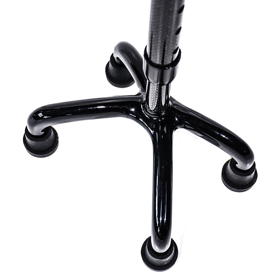 Adjustable Carbon Walking Quad Cane - Ultralight