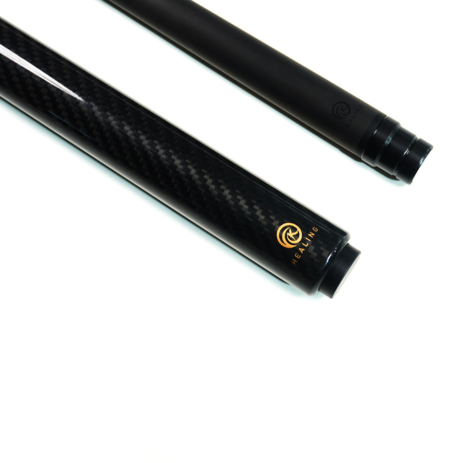Carbon Fiber Break Jump Cue - 12.9mm Radial Uniloc and Black 3K Twill Glossy Finish