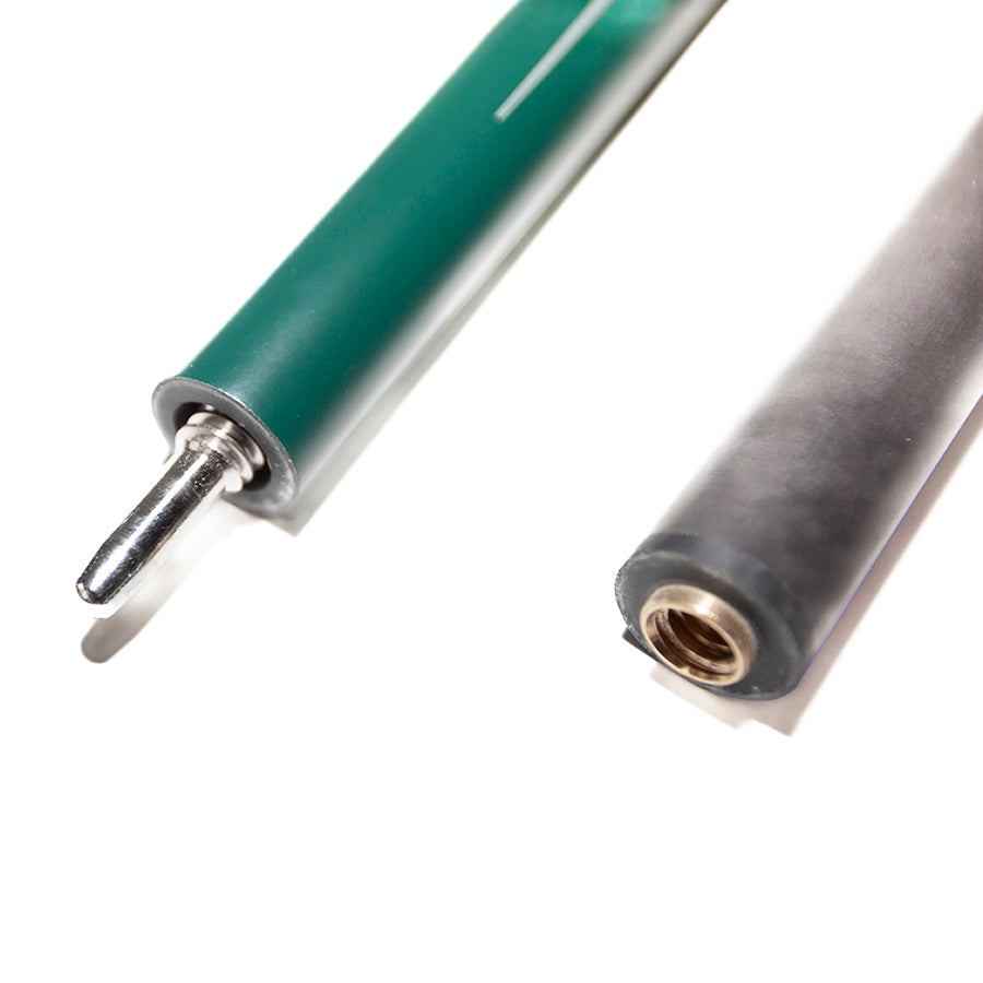 Carbon Fiber Pool Cue - 12.4mm Uni-loc Green