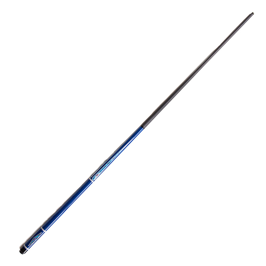 Pool Cue with Carbon Shaft Wood Butt - 12.4mm Radial