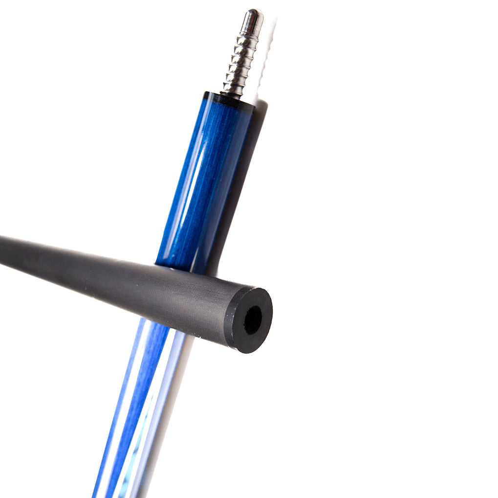 Billardqueue mit Carbonschaft und Holzgriff - 12,4 mm Radial