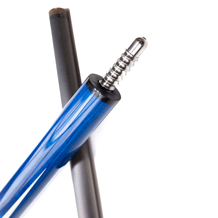 Pool Cue with Carbon Shaft Wood Butt - 12.4mm Radial