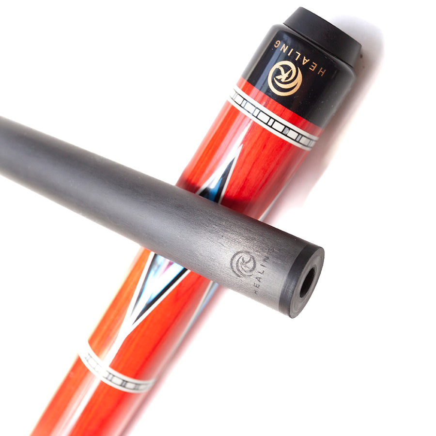 Pool Cue with Carbon Shaft Wood Butt - 12.4mm Radial