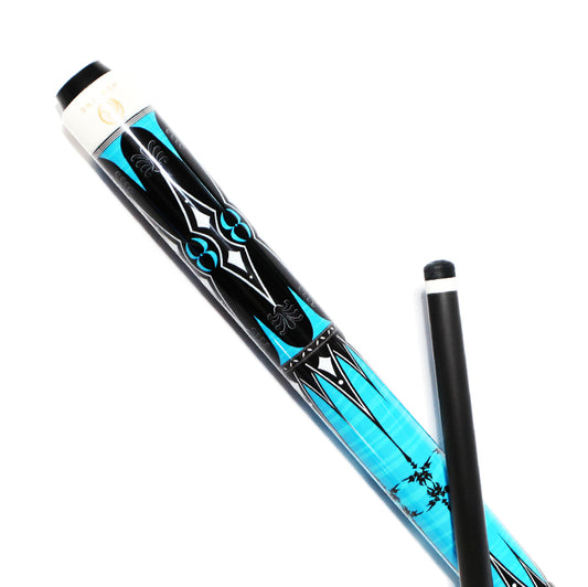 Carbonfaser-Poolqueue, radial, 12,4 mm, mit Juma-Ferrule