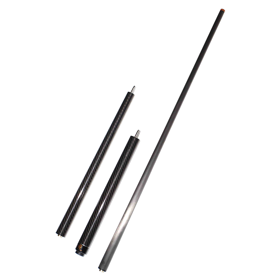 Carbon Fiber Break Jump Cue - Uniloc 12.9mm and Black 3K Twill Surface