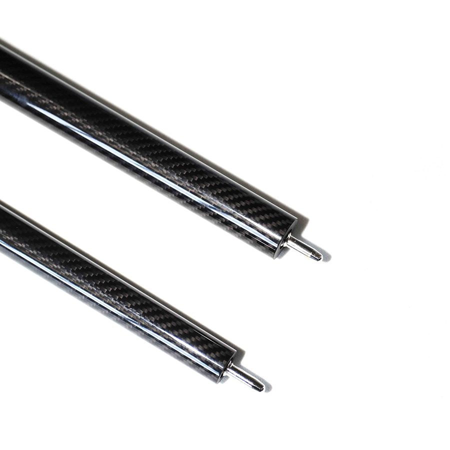 Carbon Fiber Break Jump Cue - Uniloc 12.9mm and Black 3K Twill Surface