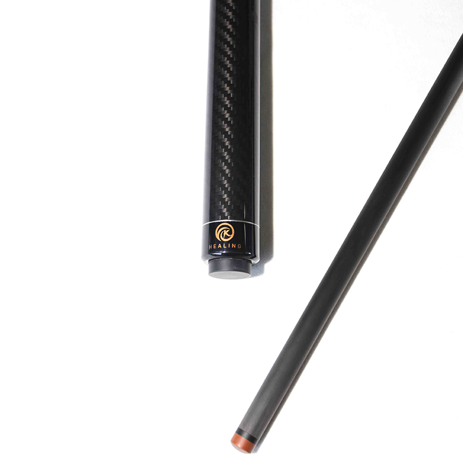 Carbon Fiber Break Jump Cue - Uniloc 12.9mm and Black 3K Twill Surface