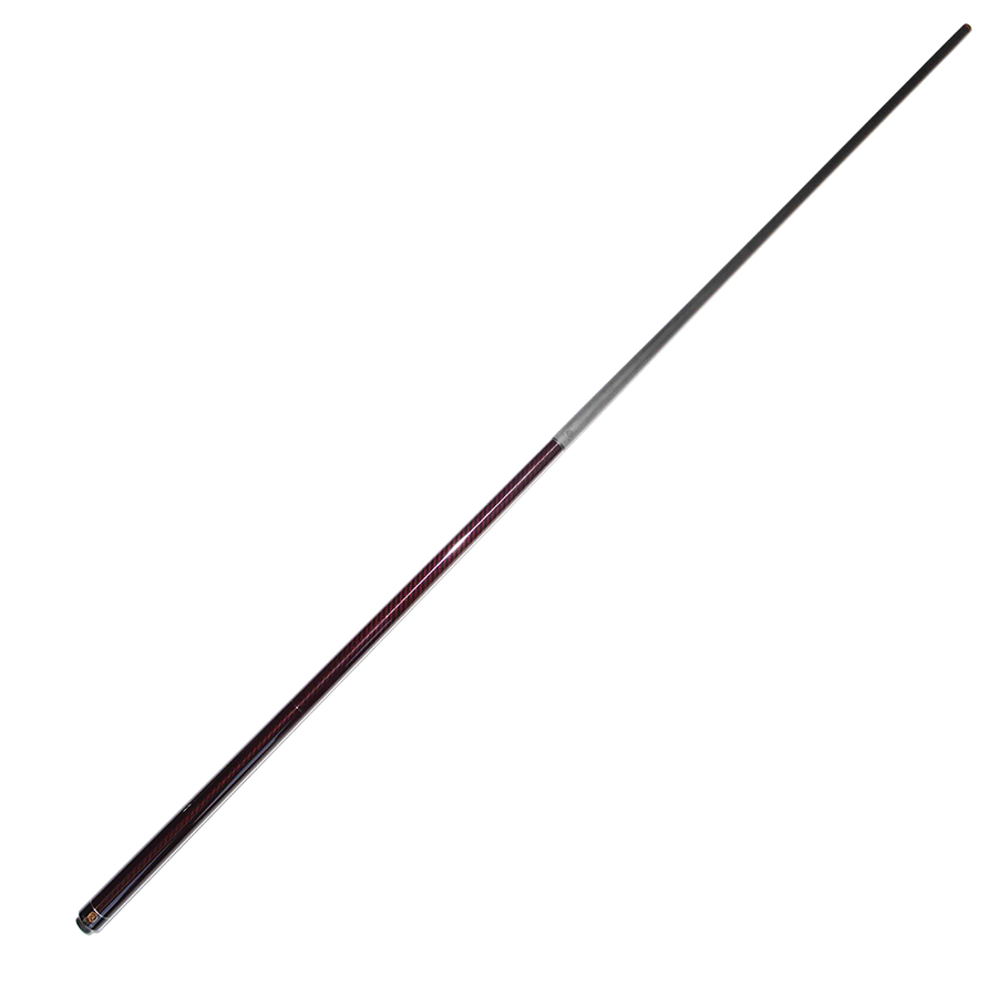 Carbon Fiber Break Jump Cue - 12.9mm Uniloc and 3K Twill Red Surface