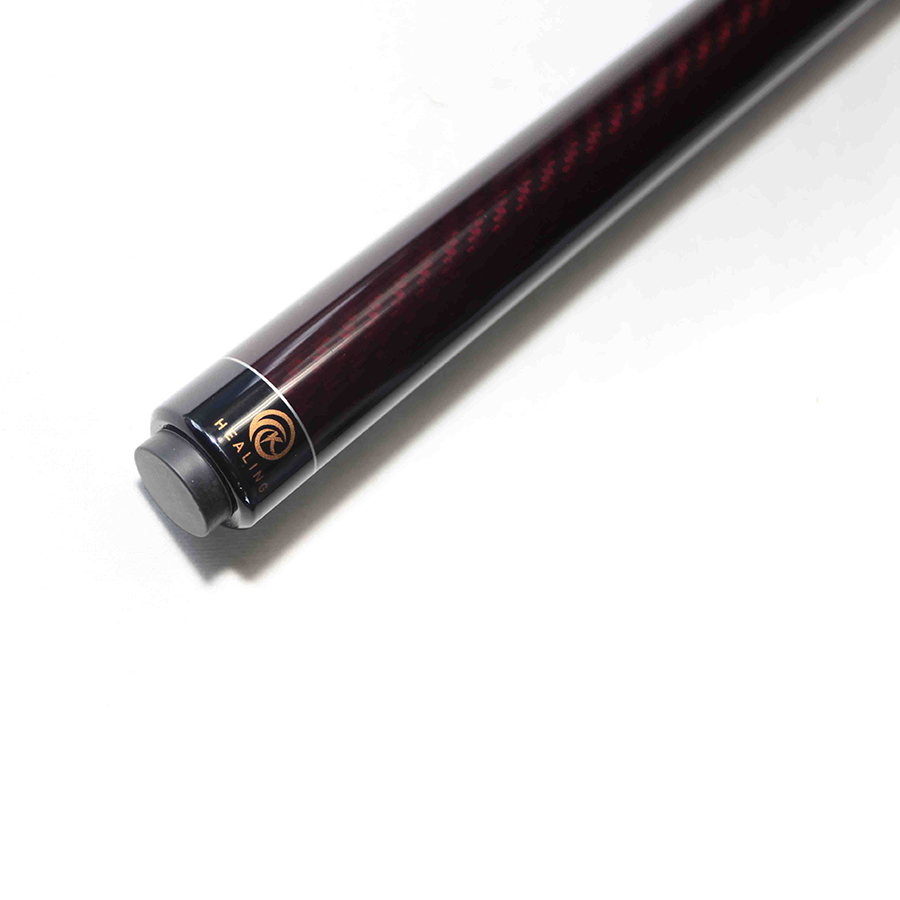 Carbon Fiber Break Jump Cue - 12.9mm Uniloc and 3K Twill Red Surface