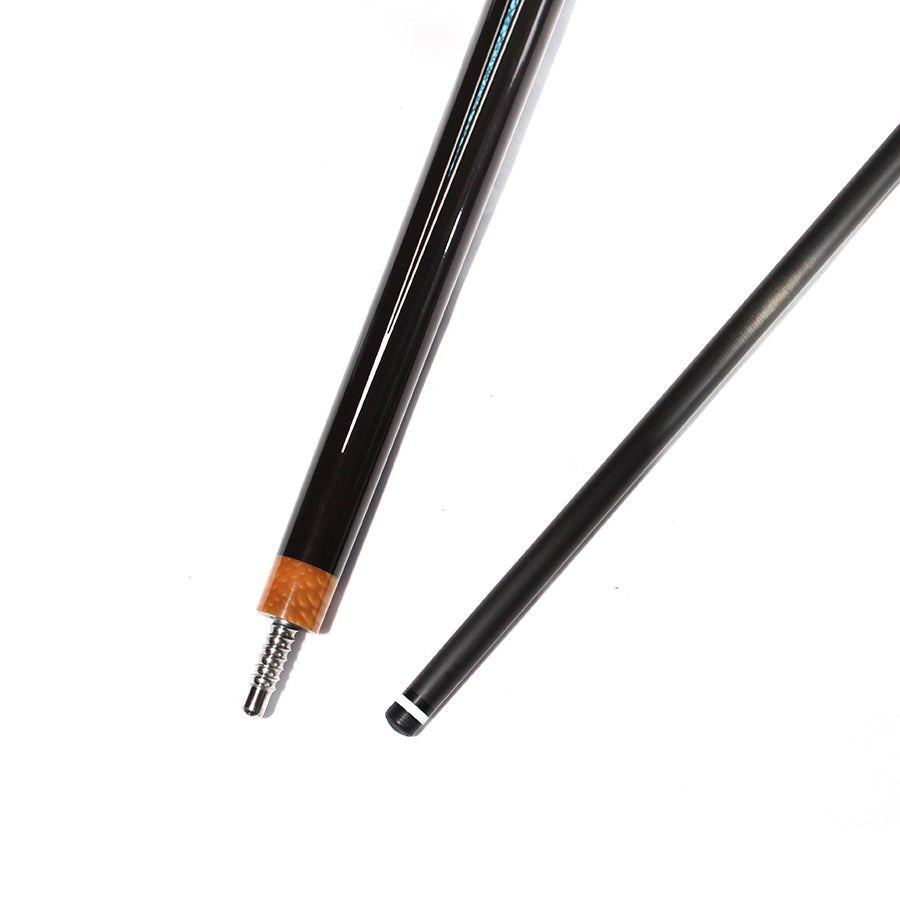 Carbon Fiber Pool Cue - 12.4mm Radial