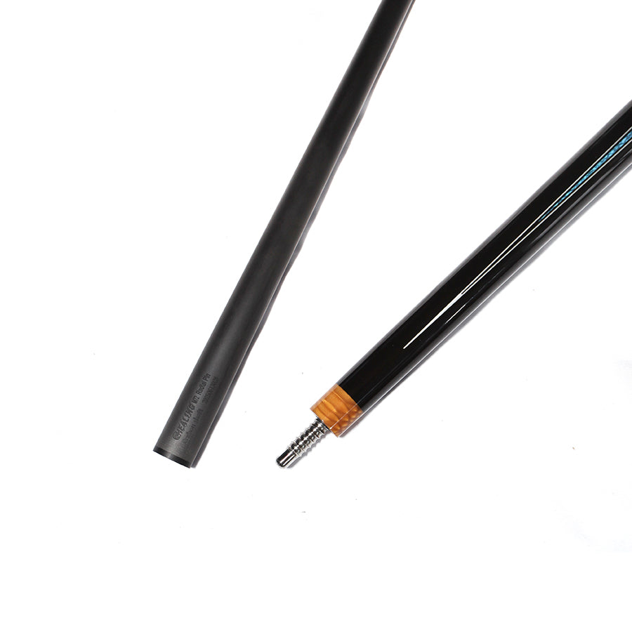 Carbon Fiber Pool Cue - 12.4mm Radial