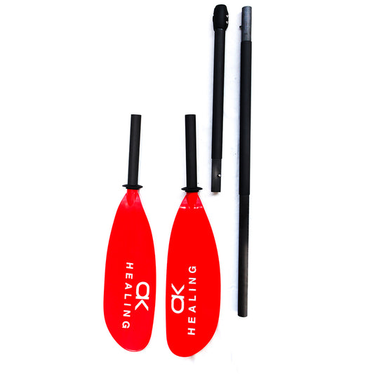 4-teiliges Kajakpaddel aus Fiberglas – verstellbar und abnehmbar