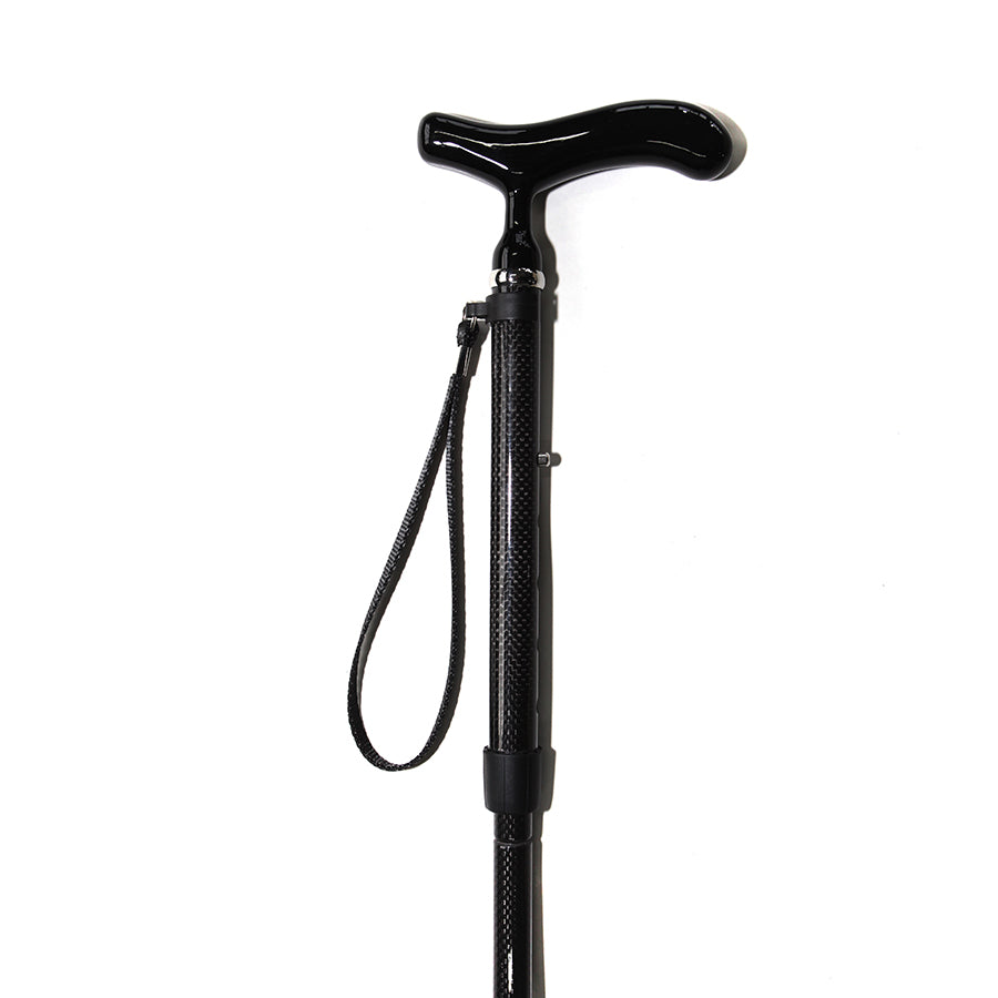 Folding Carbon Fiber Walking Cane - Adjustable and Ultralight