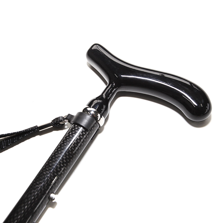 Folding Carbon Fiber Walking Cane - Adjustable and Ultralight