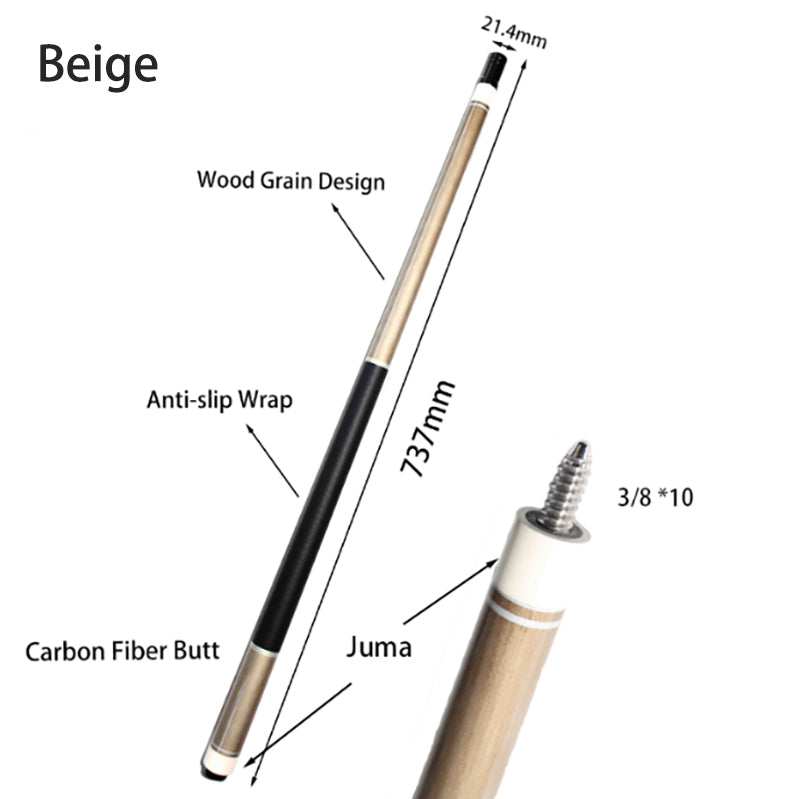 OKHEALING Carbon Pool Cue Butt