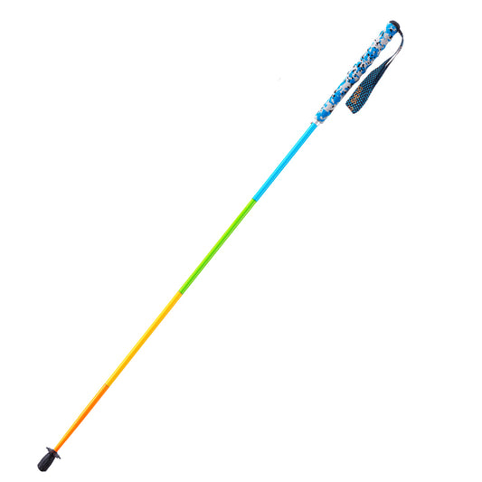 Carbon Fiber Colorful Trekking Poles - Folding and Ultralight
