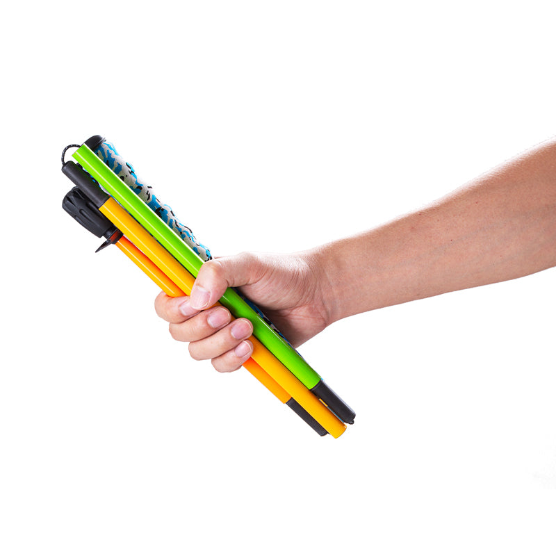 Carbon Fiber Colorful Trekking Poles - Folding and Ultralight