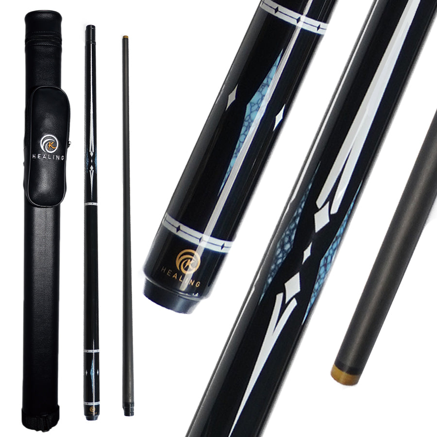 Carbon Fiber Pool Cue - 12.4mm Radial