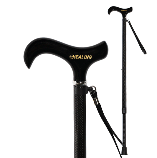 Verstellbarer Gehstock aus Kohlefaser – ultraleicht