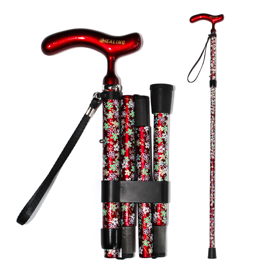 Folding Carbon Fiber Walking Cane - Adjustable and Ultralight
