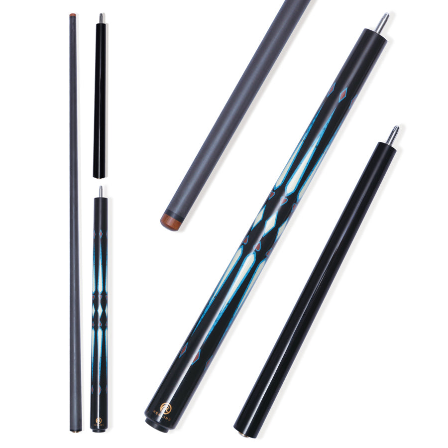 Carbon Fiber Break Jump Cue - 12.9mm Uniloc and Radial